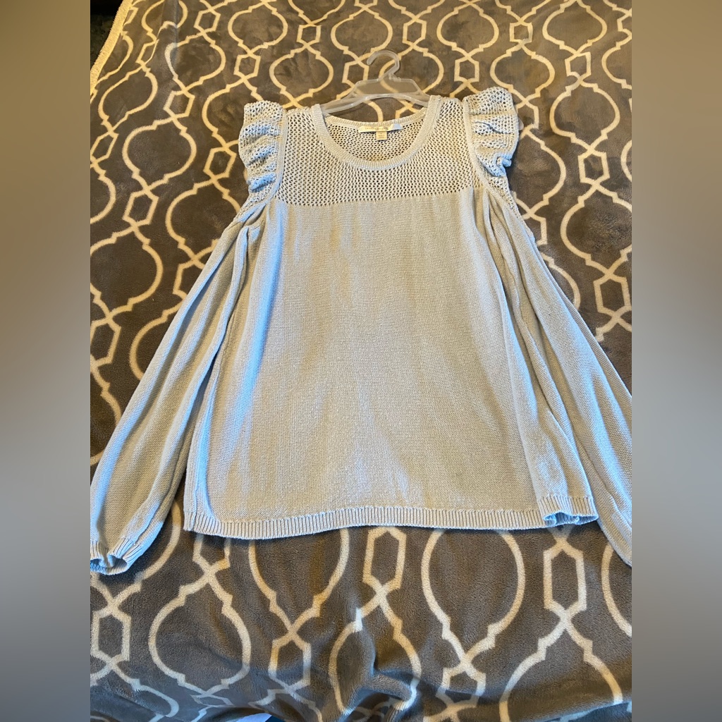 Baby Blue Lauren Conrad Cold Shoulder Sweater